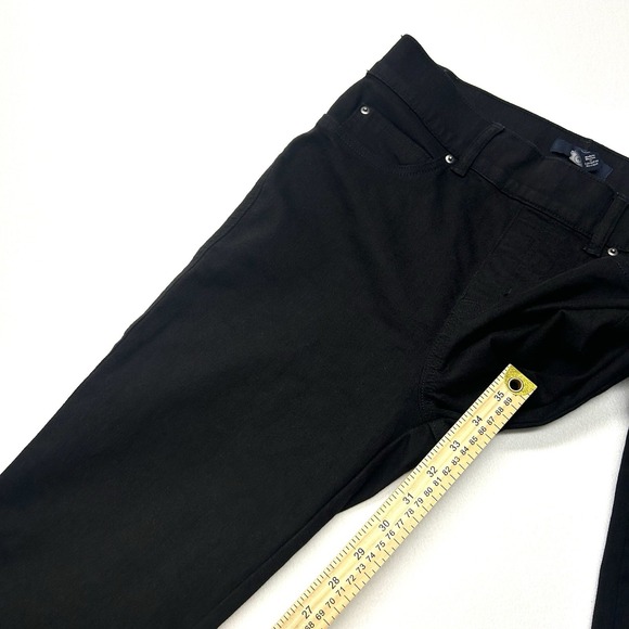 SPANX NWT Flare Jeans Size M Clean Black Pull On Stretch Denim 33" Inseam 20326Q - Picture 9 of 13